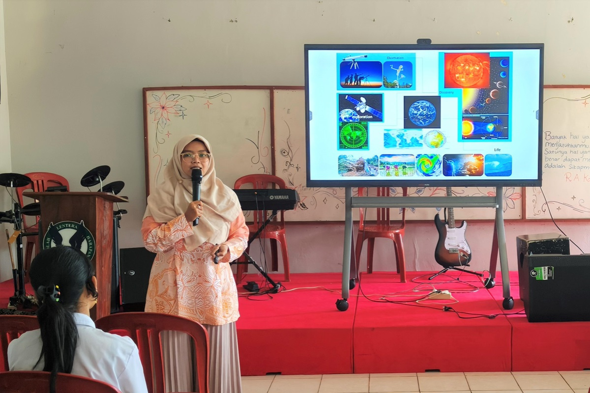 Itera Kenalkan Keajaiban Ilmu Atmosfer dan Astronomi, Siswa Lampung Timur Diajak Jadi Saintis Muda