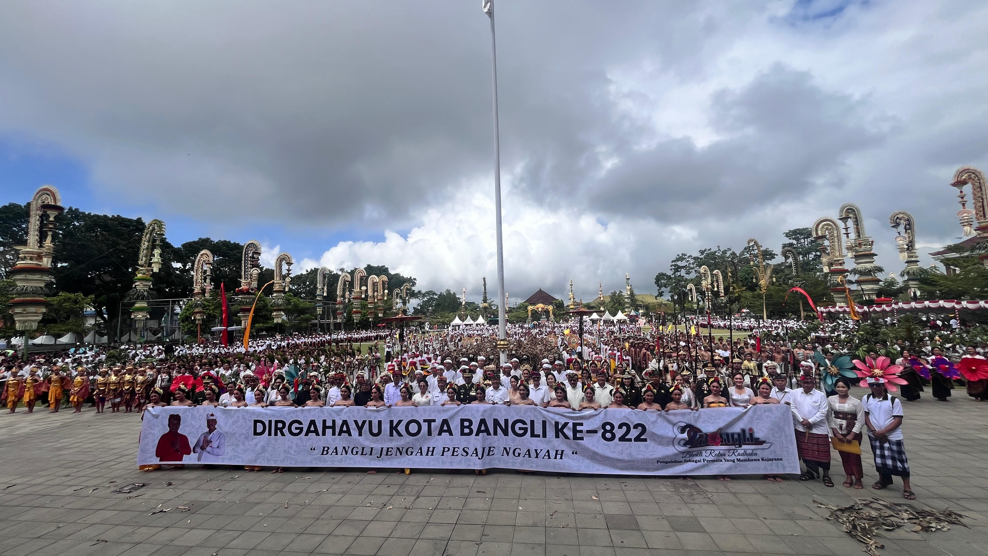 Semarak HUT Kota Bangli ke-822, Pentas “Tetengger Agung” Jadi Sorotan