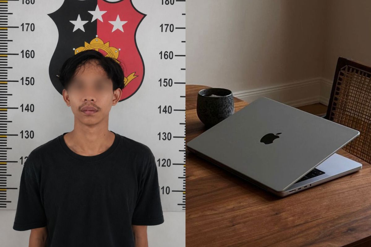 Pencurian MacBook Terekam CCTV di Jakbar, Pelaku Ternyata Tetangga Korban