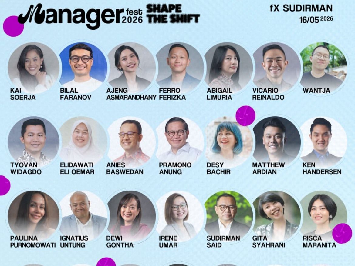 Manager Fest 2026 Digelar Lagi di FX Sudirman, Deretan Pembicara Lintas Industri Siap Beraksi!