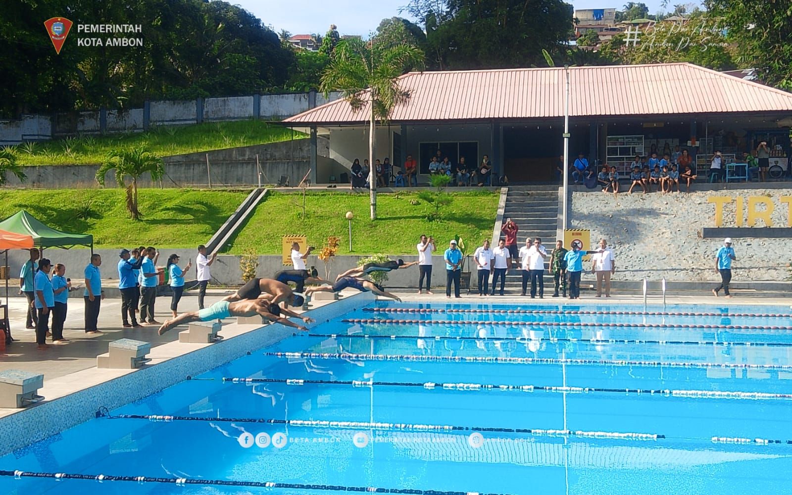 Cetak Bibit Atlet Unggul, Pemkot Ambon Gelar Lomba Renang Tingkat SD dan SMP