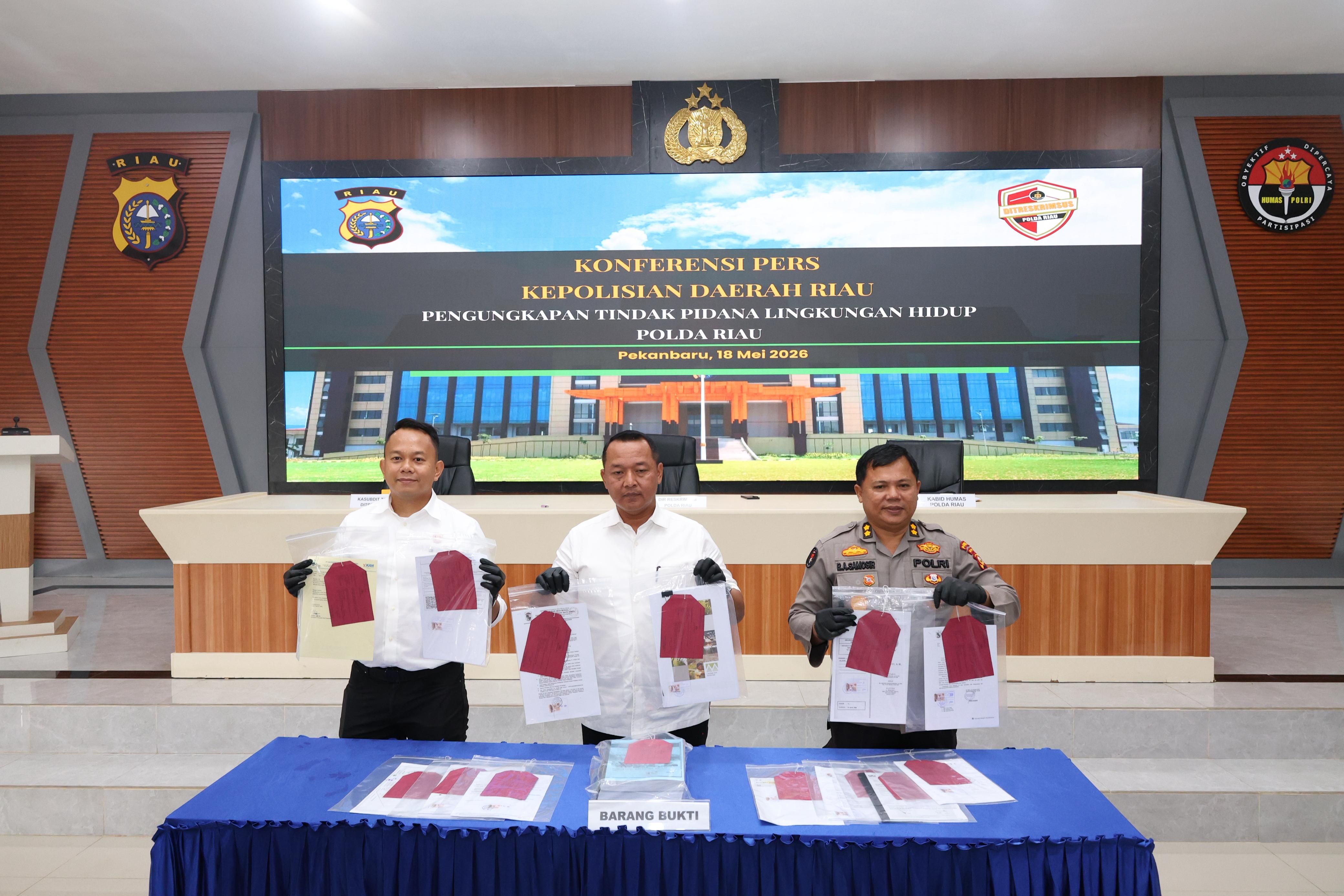Polda Riau Tetapkan PT Musim Mas Tersangka Korporasi Kasus Perusakan Lingkungan di Pelalawan