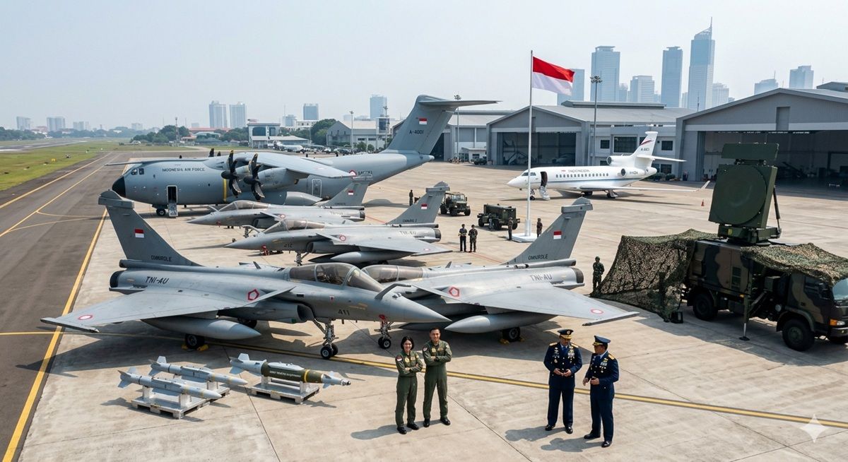 Perisai Baru NKRI: Membedah Kecanggihan Alutsista Miliaran Dolar yang Menjaga Langit Indonesia!