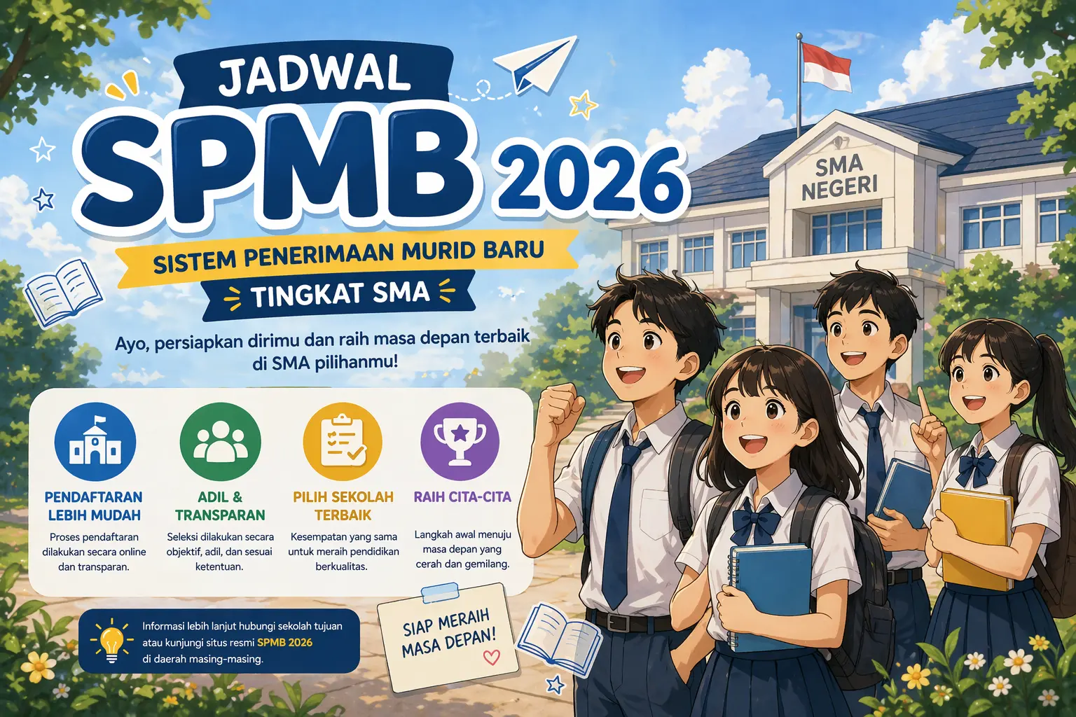 Panduan Prapendaftaran SPMB 2026 Jawa Barat Jenjang SMP dan SMA Beserta Syaratnya