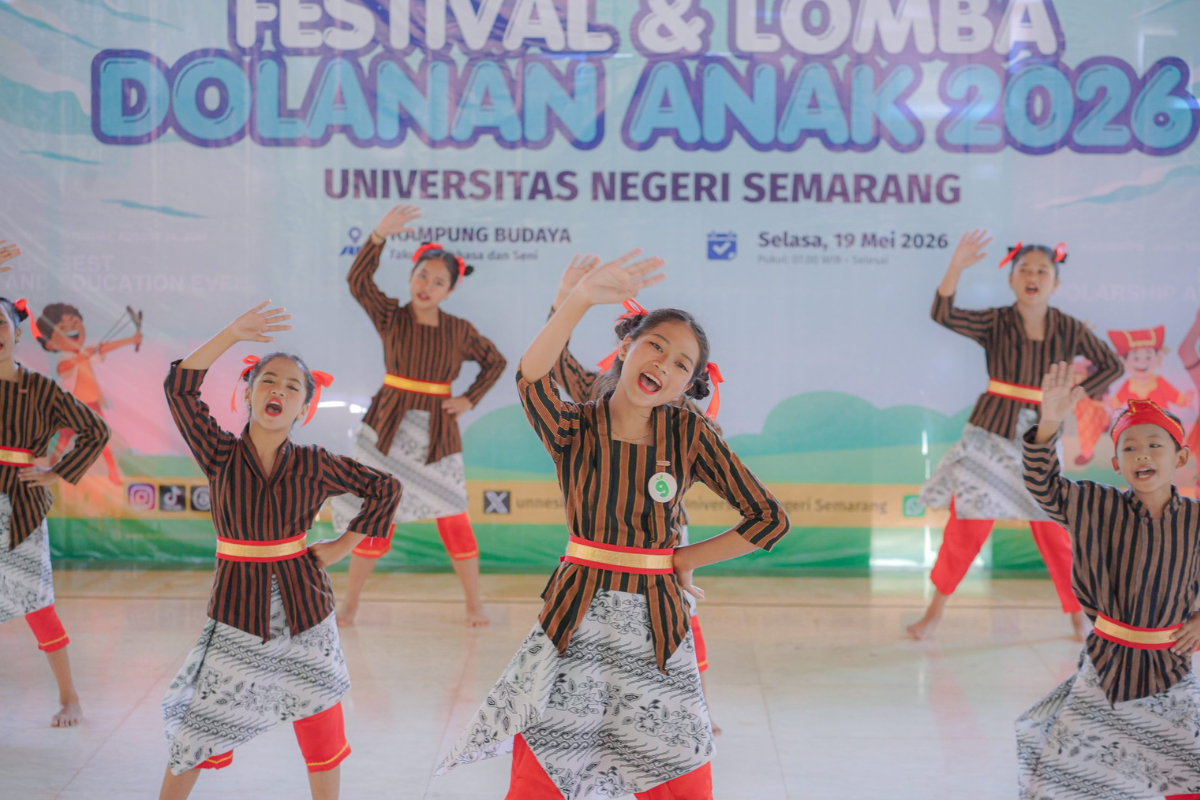 UNNES Hidupkan Permainan Tradisional Kepada Generasi Muda Lewat Festival Dolanan Anak 2026