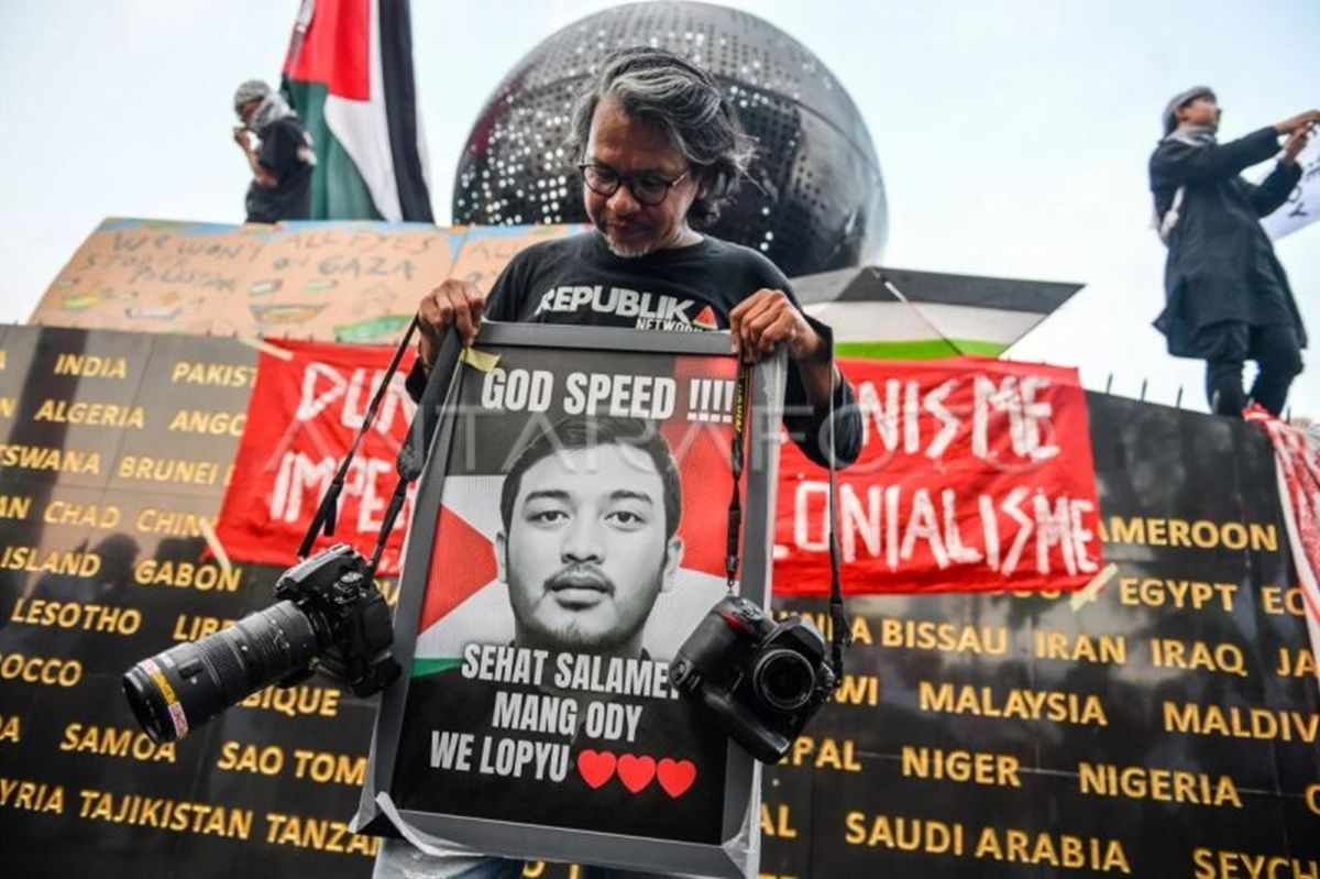GPCI Konfirmasi Semua Relawan GSF yang Ditahan Militer Israel Sudah Dibebaskan