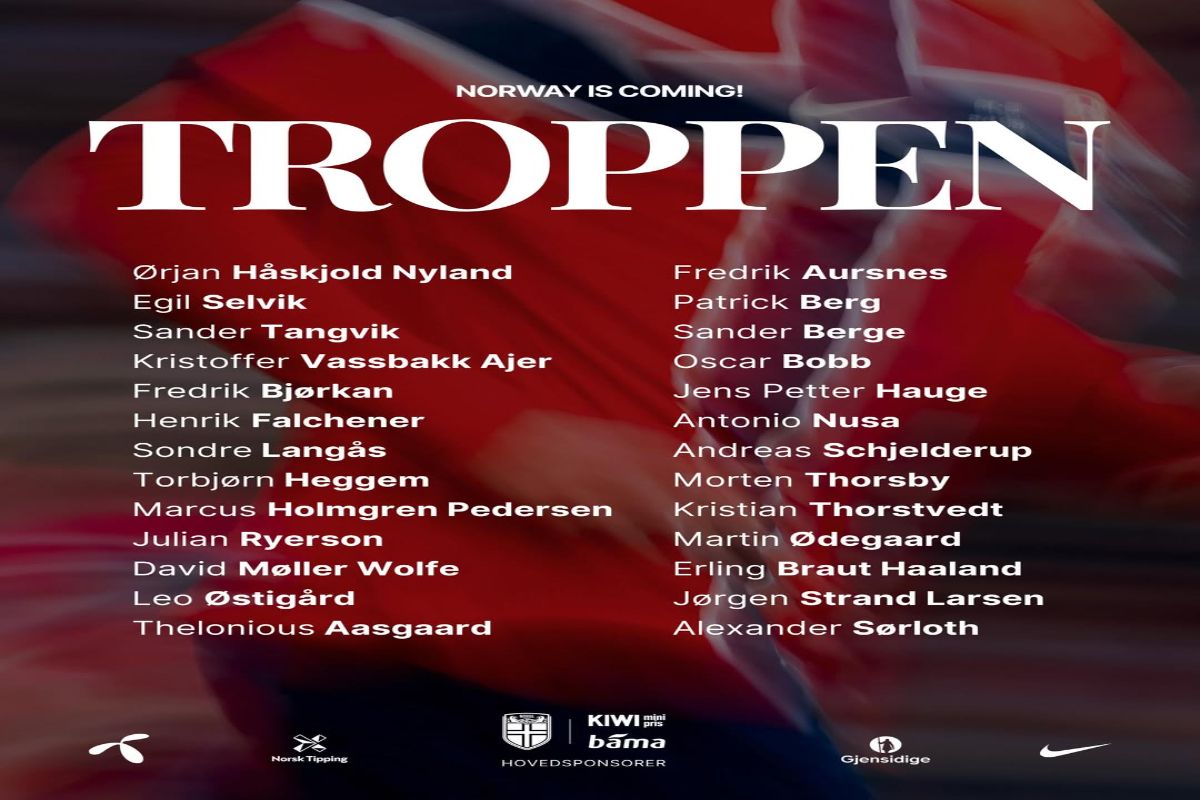 Timnas Norwegia Resmi Umumkan 26 Pemain untuk Piala Dunia 2026: Erling Haaland Siap Jadi Predator!