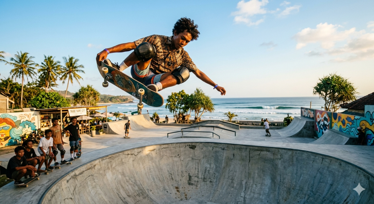 3 Tempat Main Skateboard Terbaik di Nusa Tenggara Barat, Lengkap dengan Alamatnya!