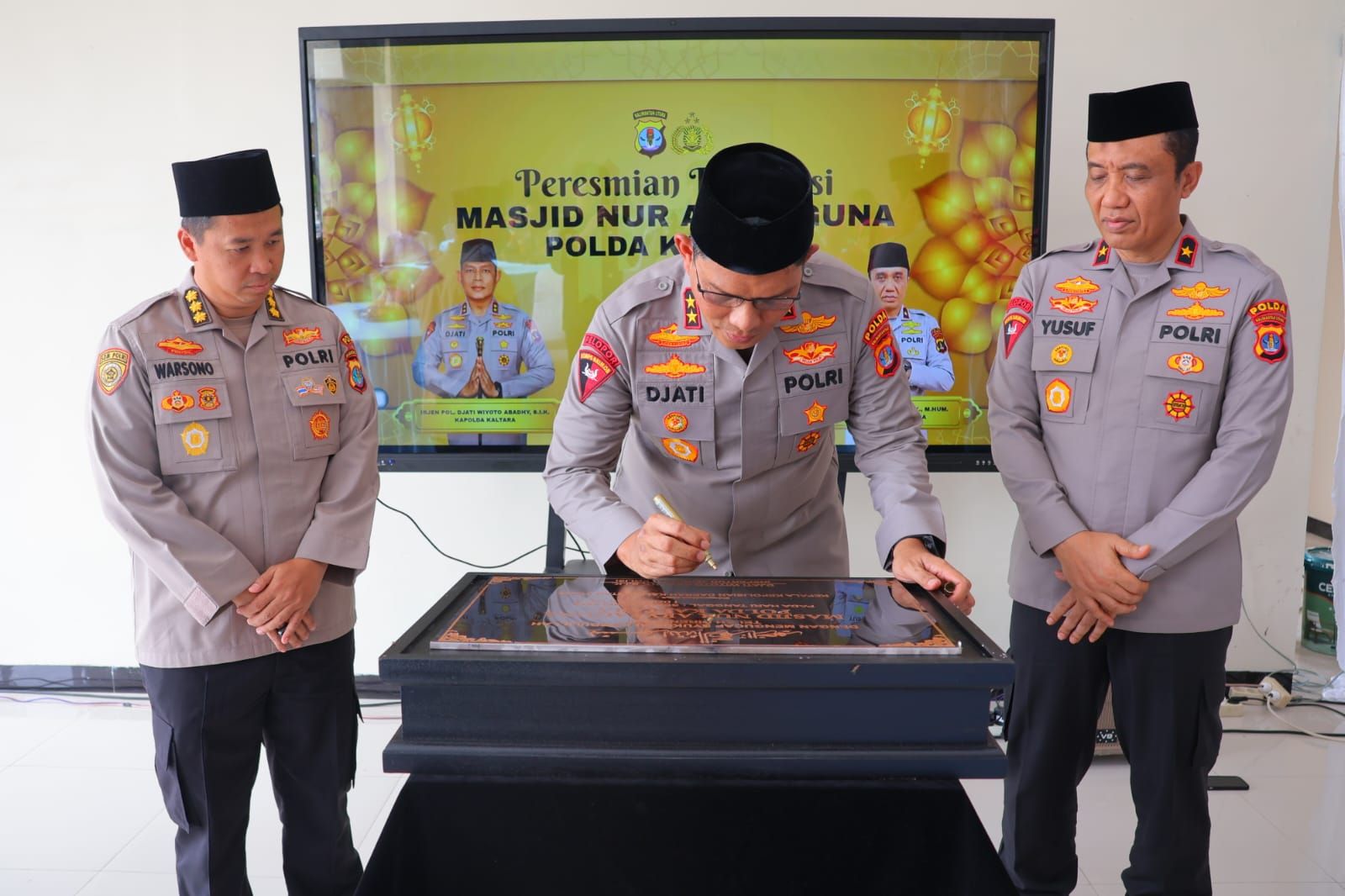 Kapolda Kaltara Resmikan Renovasi Masjid Nur Aryyaguna, Perkuat Kebersamaan dan Spiritualitas