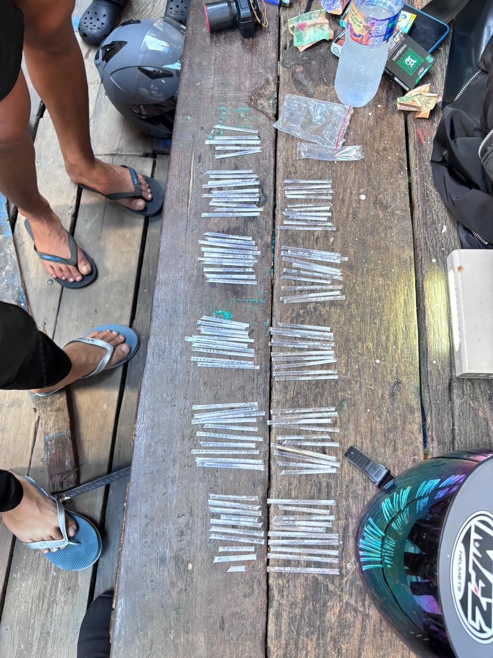 Ditresnarkoba Polda Kaltara dan Polres Tarakan Amankan Puluhan Paket Sabu di Selumit Pantai