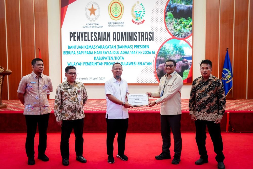 25 Sapi Kurban dari Presiden Prabowo untuk Sulsel Siap Disalurkan ke Daerah Prioritas