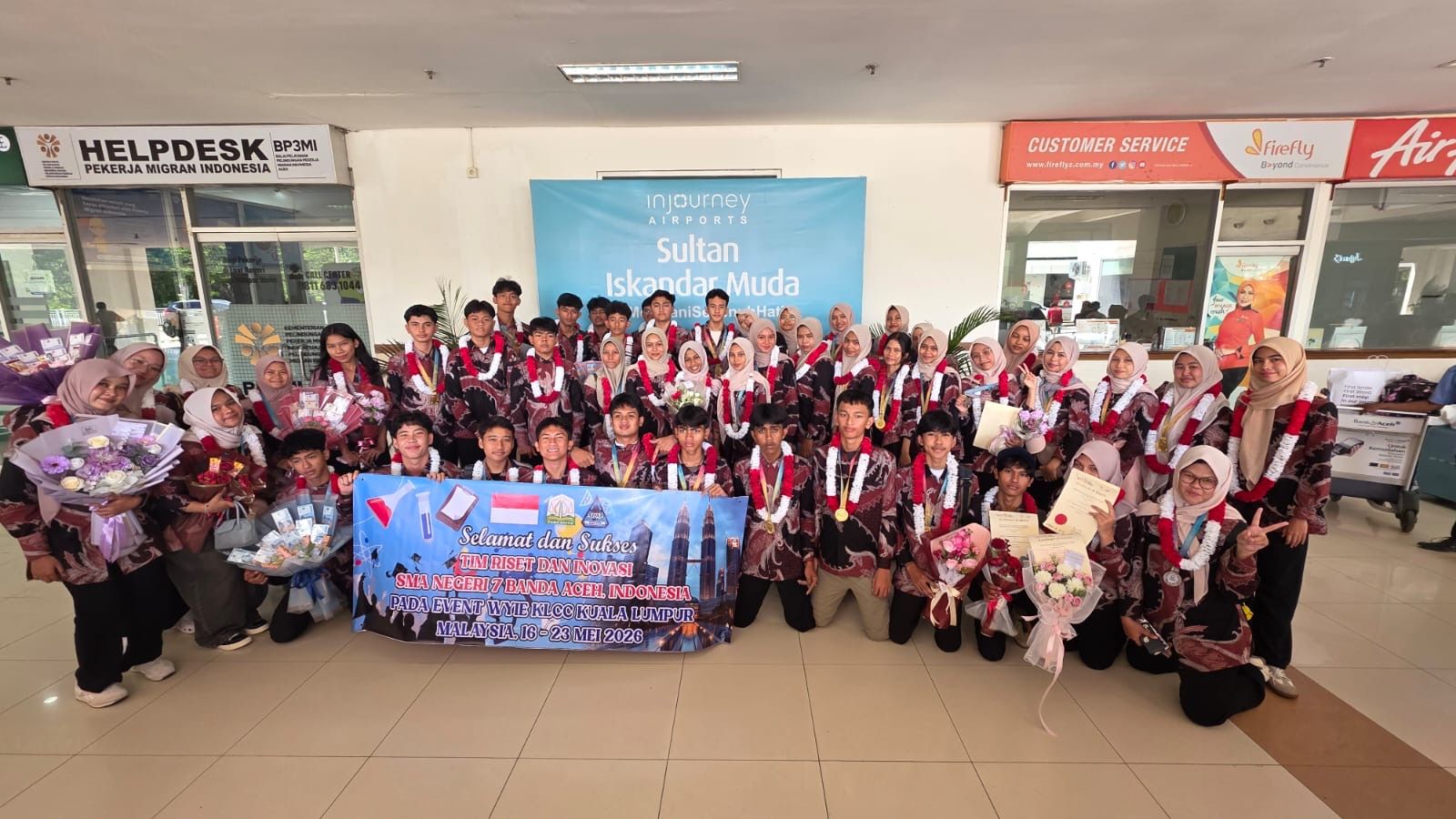 Keren! SMAN 7 Banda Aceh Borong 5 Emas di Ajang Internasional WYIE 2026 Malaysia