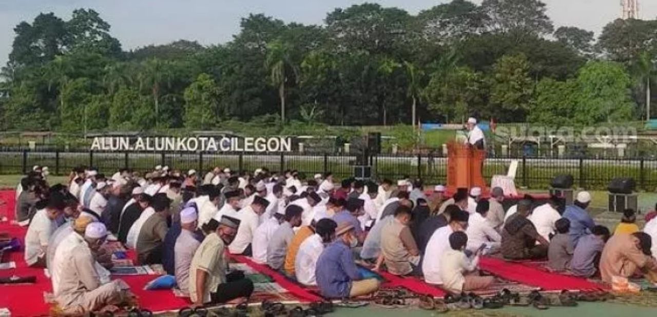 Sholat Idul Adha Diwilayah Kota Cilegon Biasanya Digelar di Alun-Alun Kota