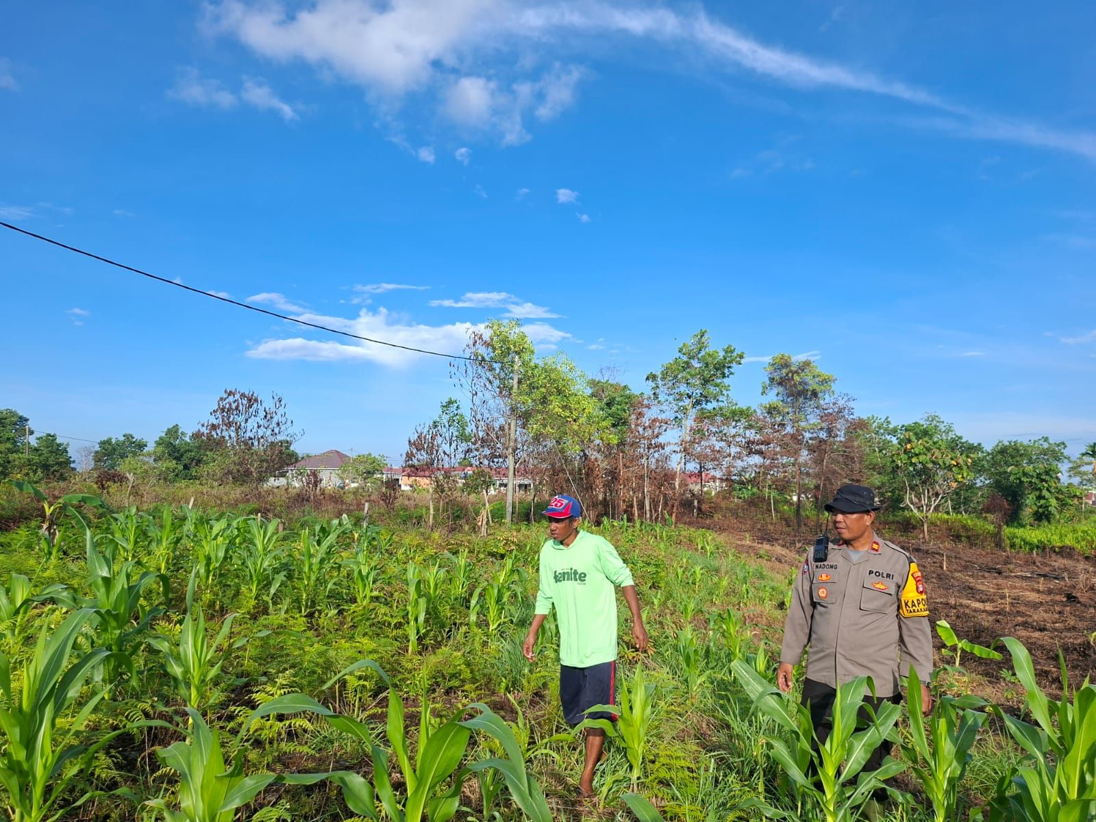 Polisi Sambangi Petani, Polres Tarakan Perkuat Dukungan terhadap Ketahanan Pangan