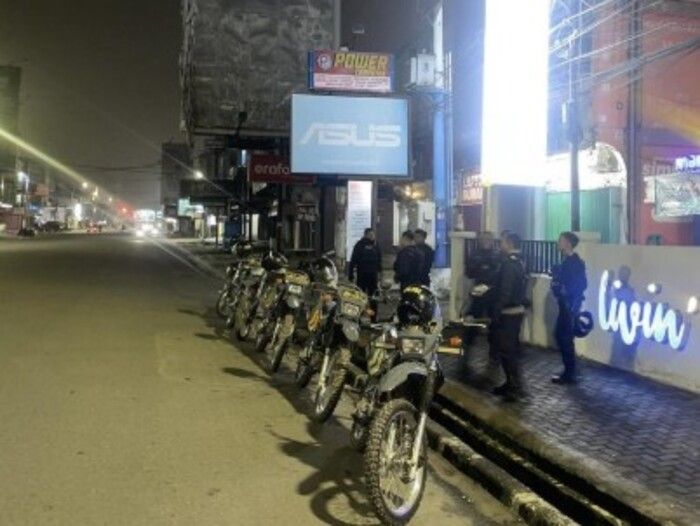 Antisipasi Tawuran dan Balap Liar, Tim Serigala Kota Polresta Jambi Gencar Gelar Patroli Malam
