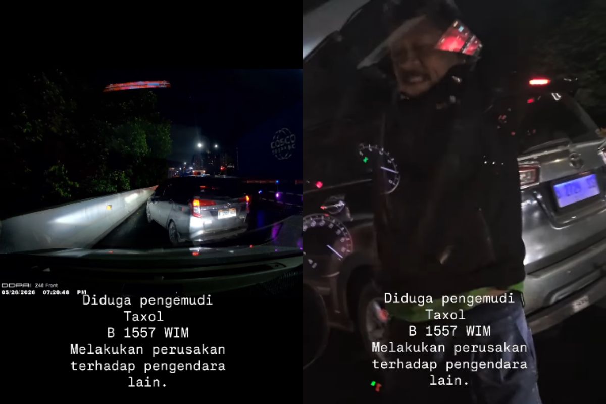 Viral Sopir Taksi Online Rusak Pemobil di Tol JORR, Polda Metro Turun Tangan