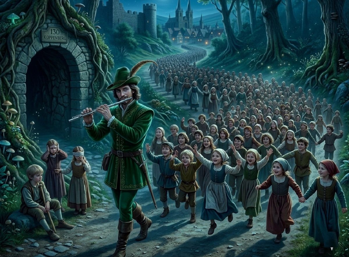 Kisah The Pied Piper of Hamelin : Legenda Kelam Peniup Seruling yang Menghinoptis dan Menghilangkan Anak-anak