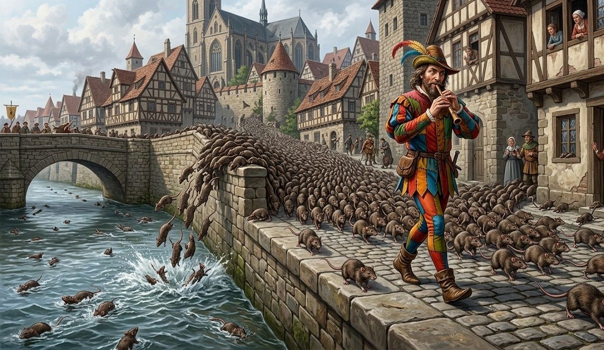 Kisah The Pied Piper of Hamelin : Legenda Kelam Peniup Seruling yang Menghinoptis dan Menghilangkan Anak-anak