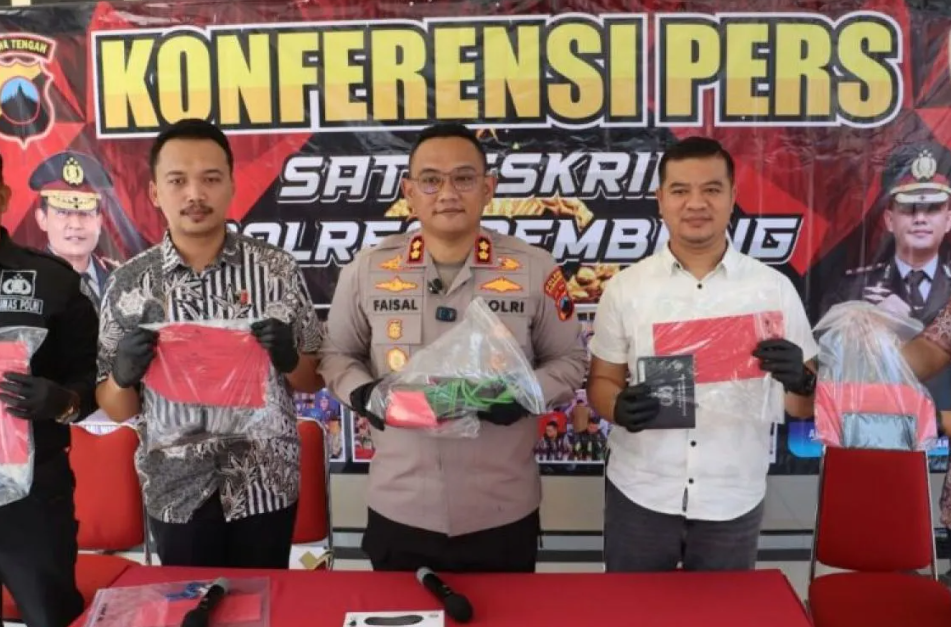 Polres Rembang Ringkus Dua Pelaku Curanmor Lintas Daerah