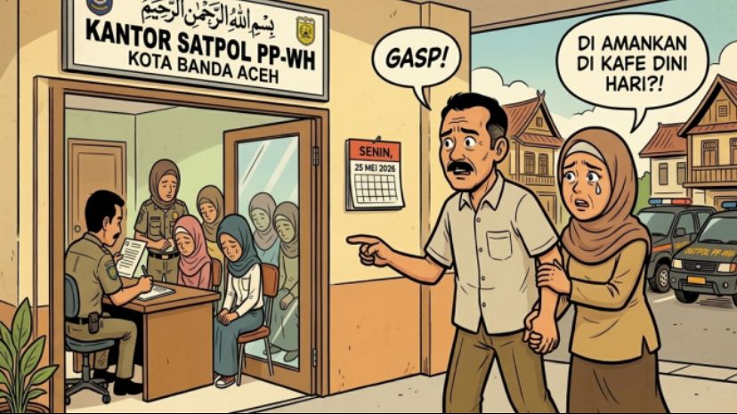 Orang Tua Kecewa, Minta Satpol PP-WH Banda Aceh Beri Efek Jera untuk Putrinya