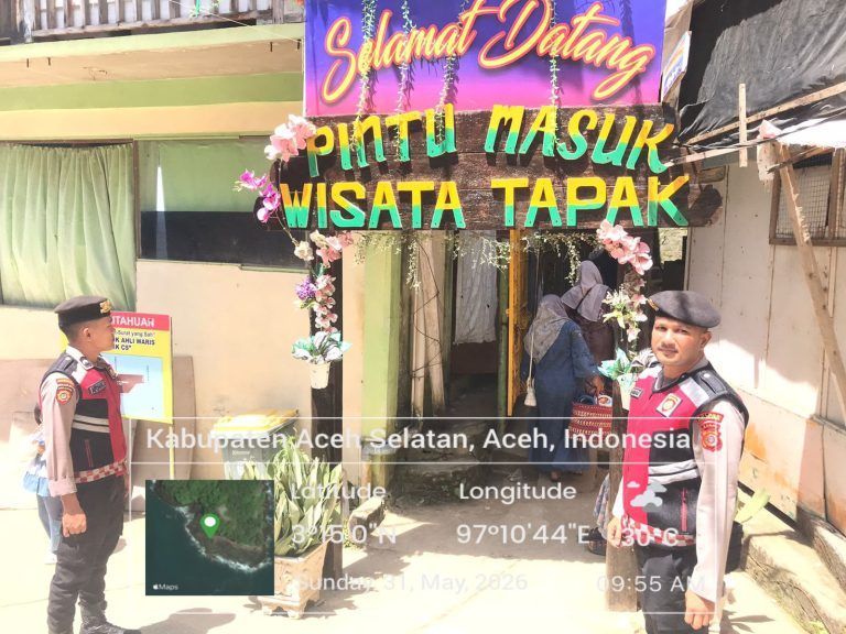 Polisi Turun ke Wisata Aceh Selatan, Liburan Warga Jadi Lebih Aman