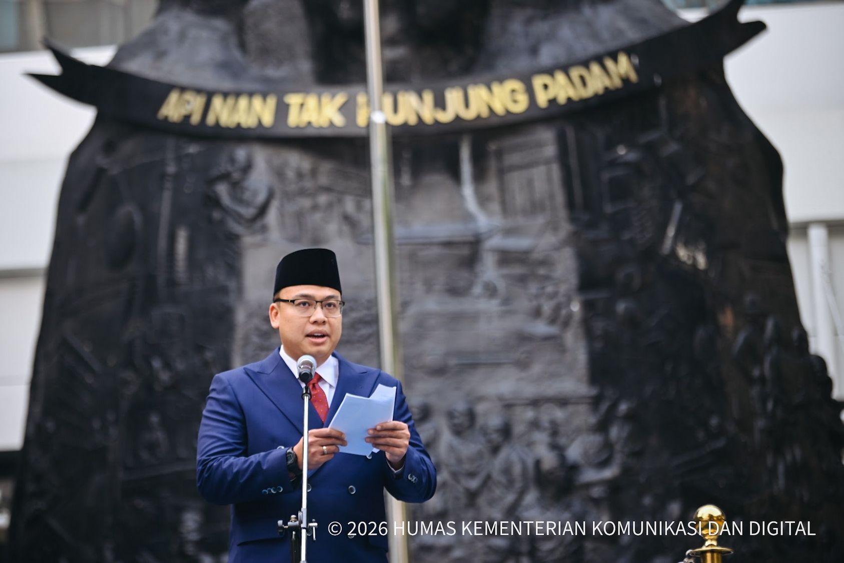 Hari Lahir Pancasila 2026, Wamen Komdigi Angga Raka Prabowo Soroti Ancaman Disinformasi di Ruang Digital