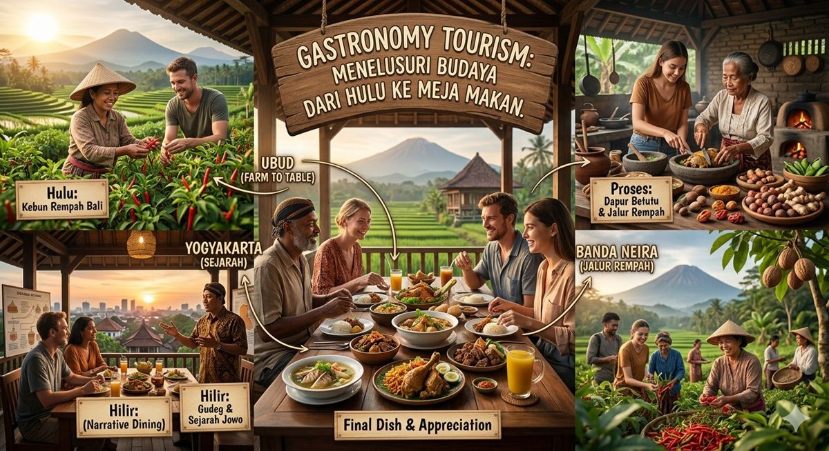 Membaca Sejarah di Atas Piring: Mengapa Pariwisata Gastronomi Lebih dari Sekadar Manjain Lidah!