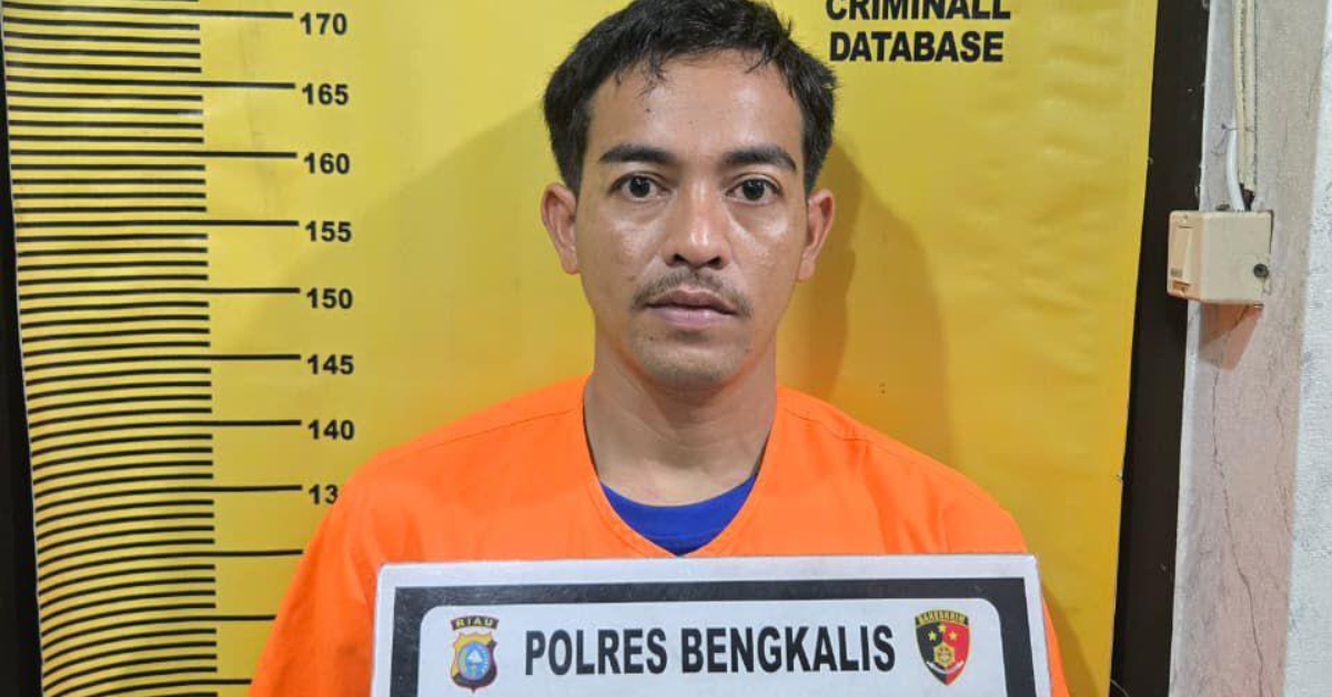 Security Dinas Perpustakaan Bengkalis Ditangkap Polisi
