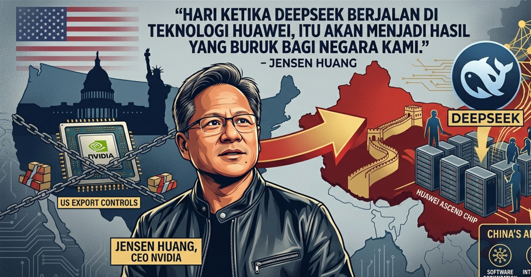 CEO Nvidia Ungkap China Bisa Geser Dominasi AS di Industri AI