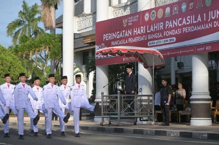 Peringati Hari Lahir Pancasila, Sekda Aceh Ajak ASN Perkuat Persatuan Bangsa