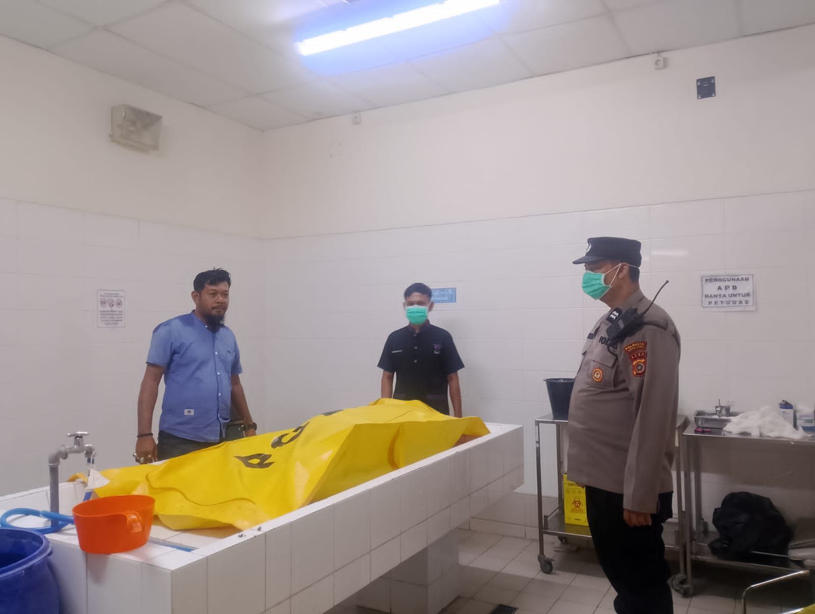 Jenazah Misterius Ditemukan di Toilet Masjid Peunayong, Polisi Lakukan Penyelidikan
