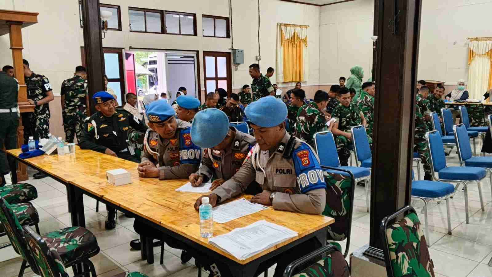 HUT Polisi Militer TNI AD, Propam Polresta Banda Aceh Ikut Donor Darah untuk Masyarakat