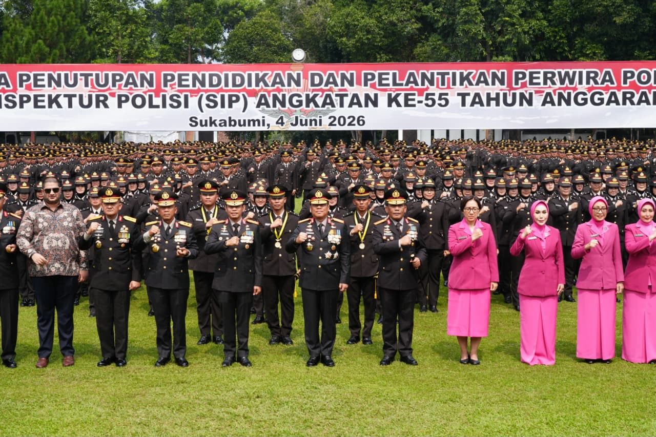 1.848 Perwira Polri Baru Dilantik, Bakal Perkuat Pelayanan di Polda Hingga Polres