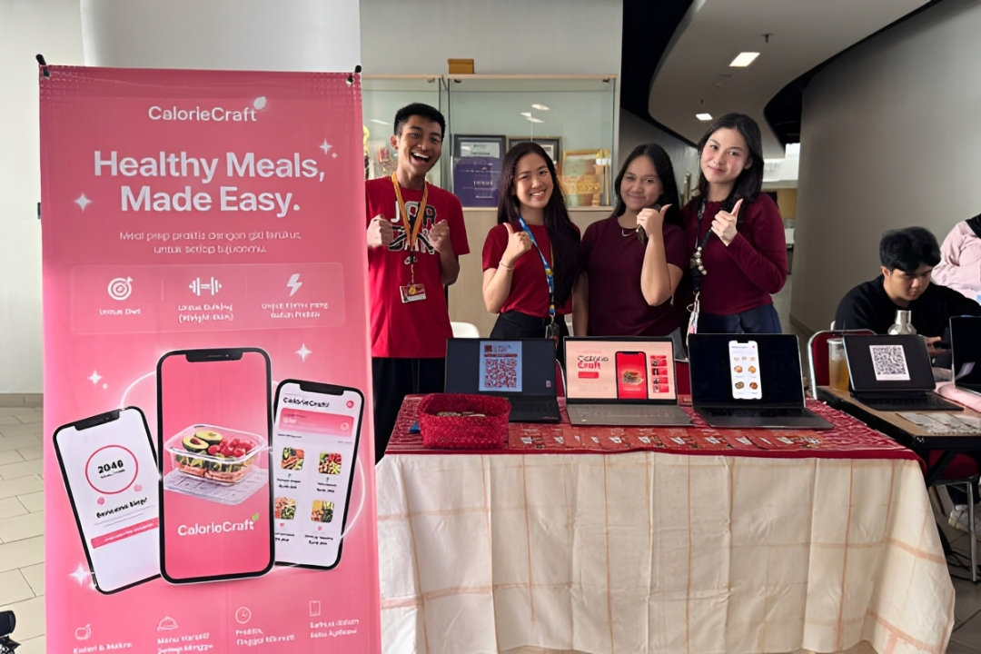 Mahasiswa BINUS Bekasi Ciptakan CalorieCraft, Aplikasi Makan Sehat untuk Permudah Gaya Hidup di Tengah Kesibukan