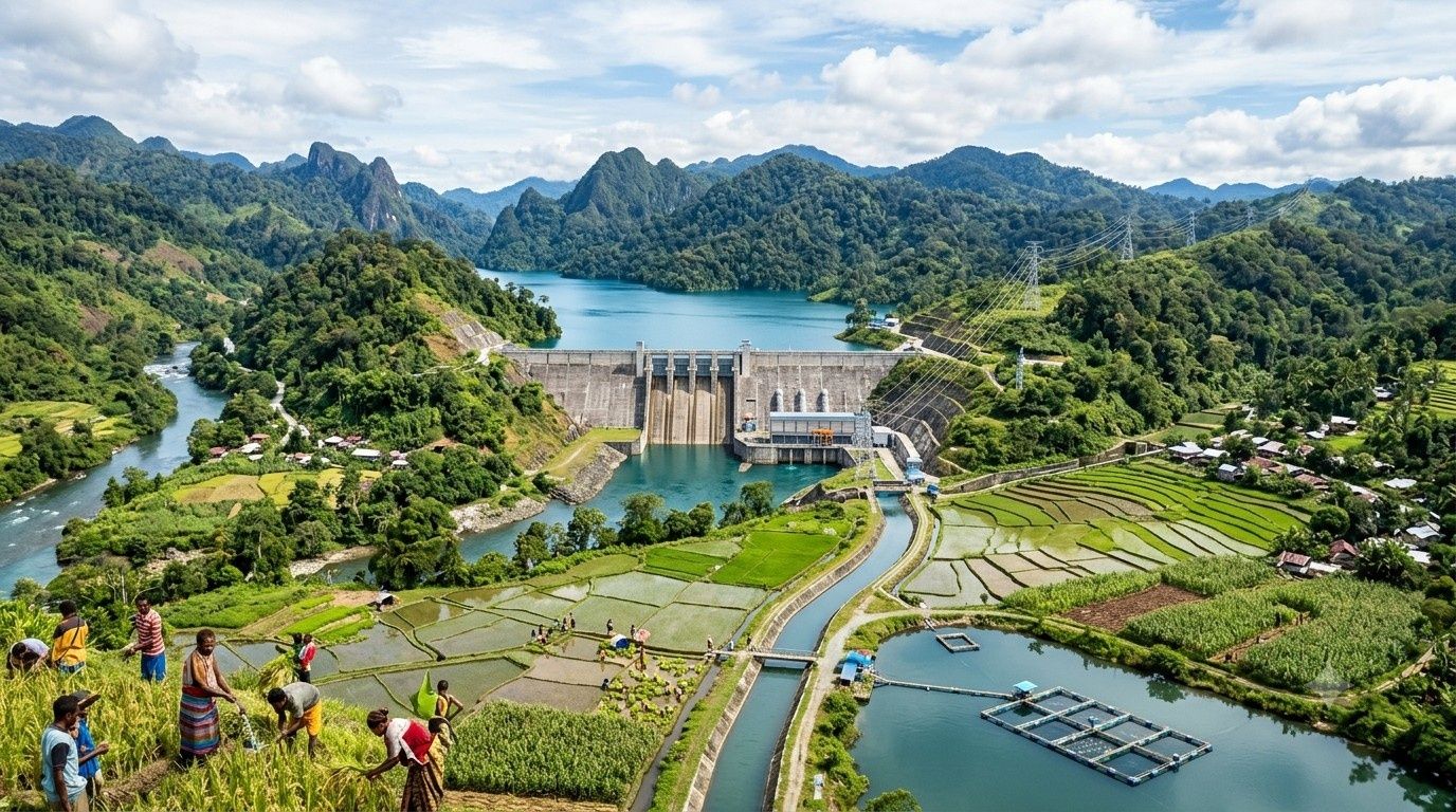 Bendungan-Bendungan Ini Diam-Diam Menjadi Penopang Pangan Dan Energi Papua