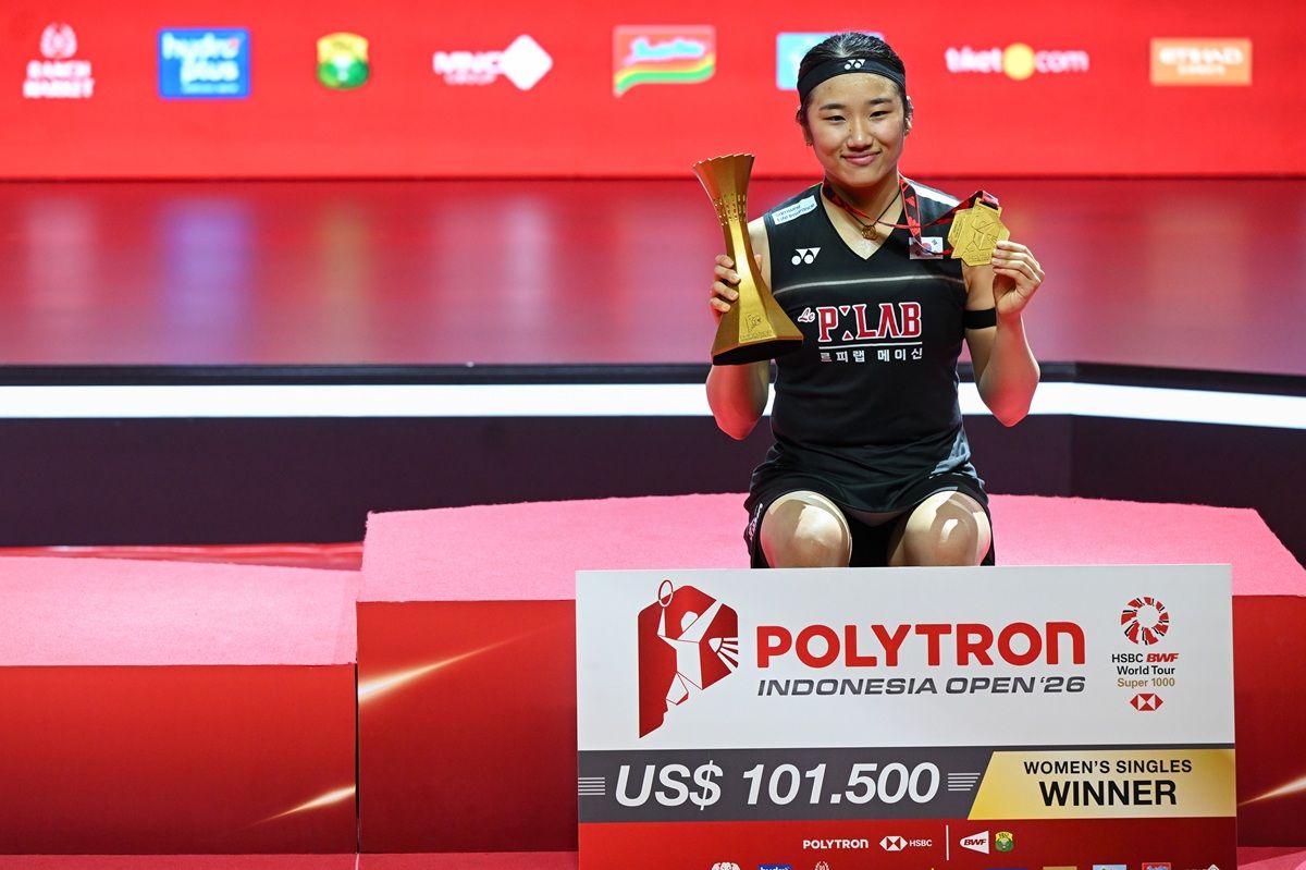Kalahkan Wakil Jepang, An Se-young Juara Indonesia Open 2026