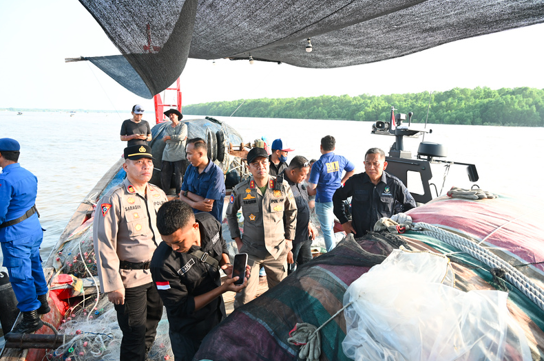 Operasi Gabungan di Perairan Asahan-Tanjungbalai Berhasil Ungkap Kasus Narkoba