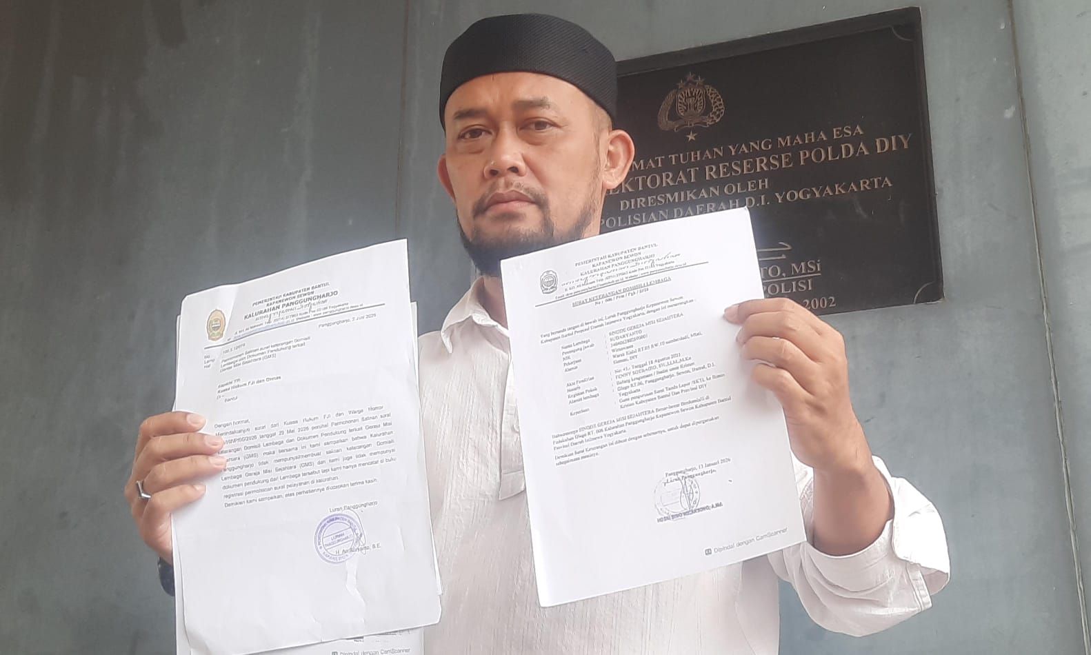 Babak Baru Polemik GMS Bantul : Bantah Lakukan Persekusi, FJI Lapor GMS Bantul ke Polda DIY Dugaan Manipulasi Data Perizinan