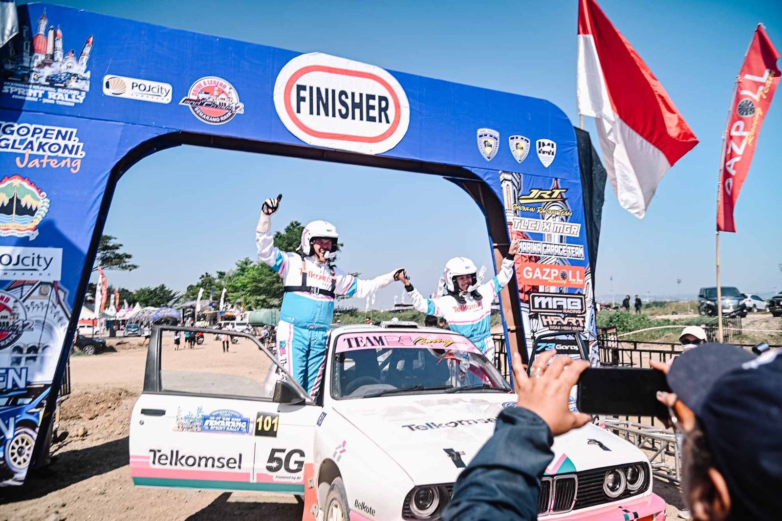 Pereli Rifat Sungkar dan Putranya El Mayka Sungkar Raih Kemenangan di Putaran 2 Kejurnas Sprint Rally 2026