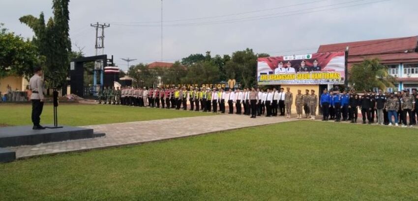 Pimpin Apel Kebangsaan Sabuk Kamtibmas, Kapolres Tanjab Timur Perkuat Sinergi Daerah