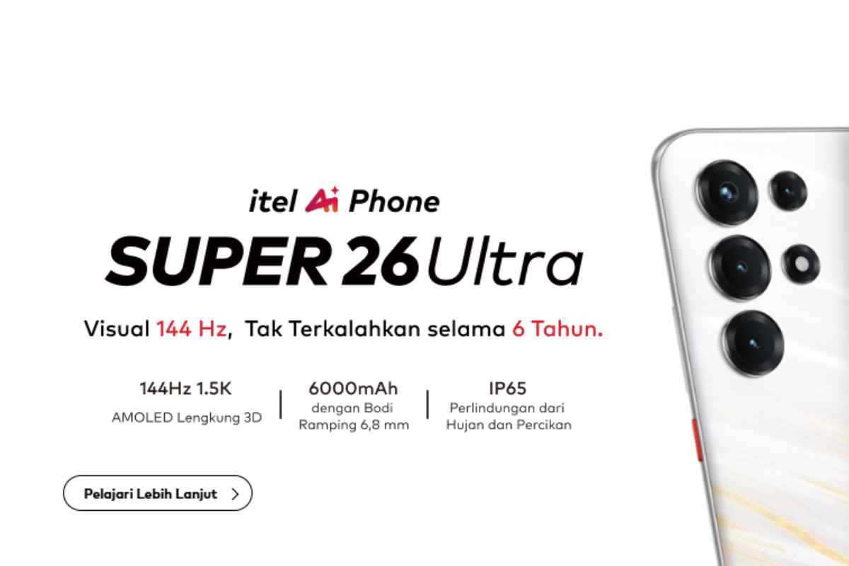 Bikin Heboh Pasar Indonesia Lewat RAM Gede Harga 1 Jutaan, HP Itel Buatan Mana Sih?