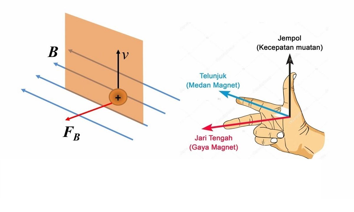 Kaidah Tangan Kanan dan Gaya Lorentz: Cara Mudah Memahami Arah Gaya Elektromagnetik