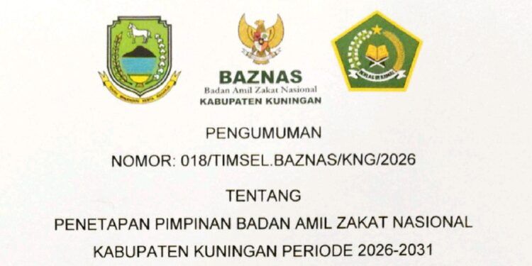 Tim Seleksi Tetapkan Lima Pimpinan BAZNAS Kabupaten Kuningan Periode 2026–2031