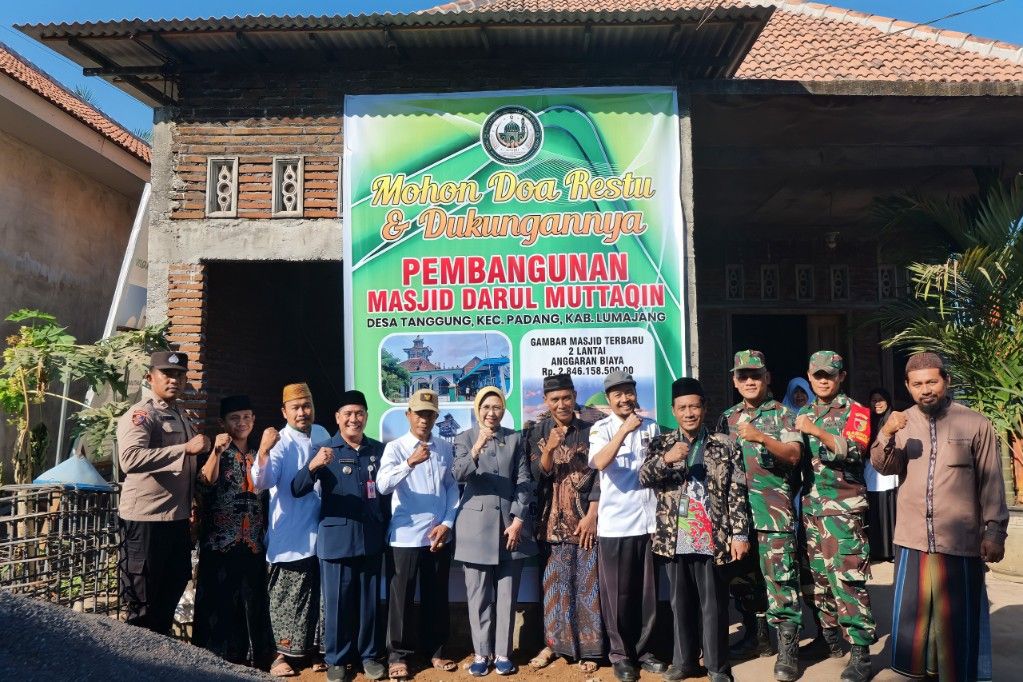 Pembangunan Masjid Darul Muttaqin di Desa Tanggung Jadi Bukti Kuatnya Semangat Gotong Royong Masyarakat