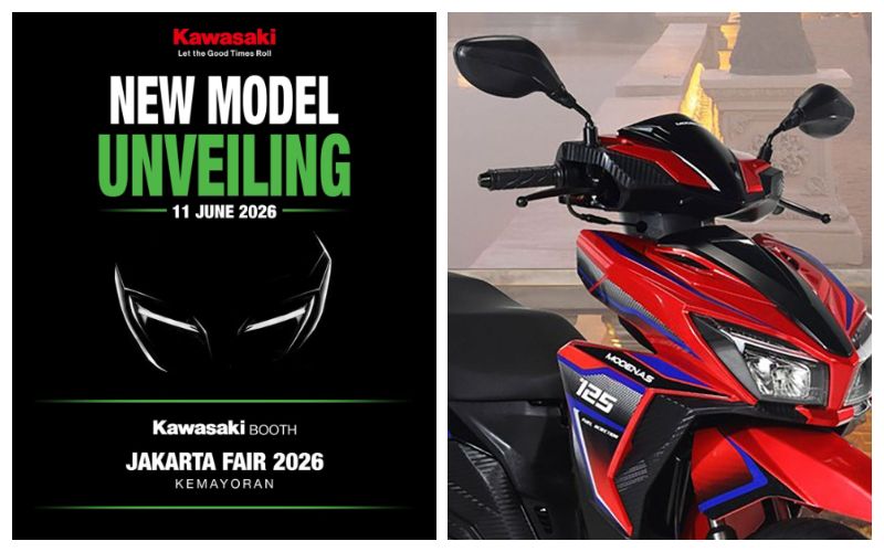 Kawasaki Bakal Luncurkan Motor Matic Terbarunya di Indonesia, Desainnya Kok Kayal Kenal Ya?