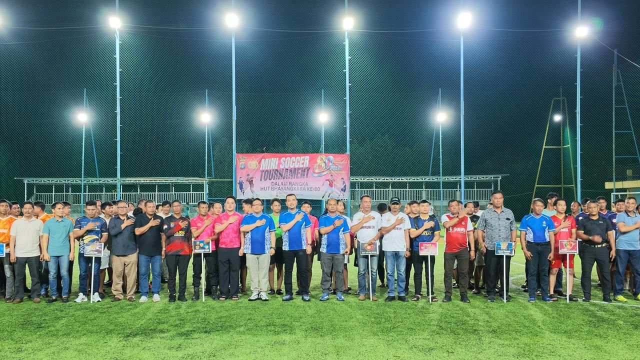 Polres Tarakan Gelar Turnamen Minisoccer Kapolres Cup 2026, Sambut Hari Bhayangkara ke-80