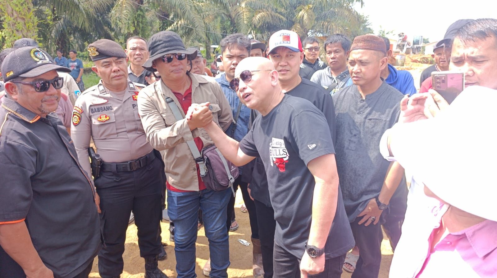 Didit Srigusjaya Tinjau langsung Lahan yang menjadi Konflik Warga Desa Nangka dengan PT BPPP