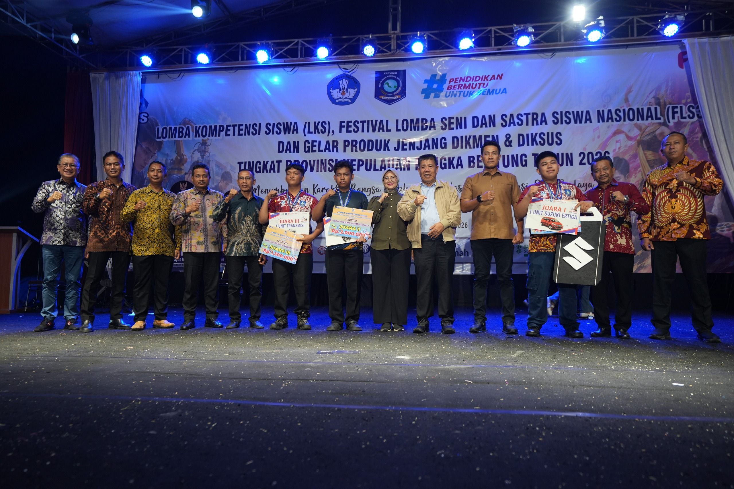 Tutup LKS dan FLS3N 2026, Gubernur Hidayat Arsani Berkomitmen Dukung Penuh Talenta Muda Babel ke Tingkat Nasional