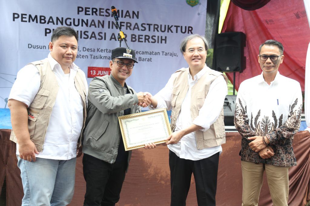 Bupati Tasikmalaya Resmikan Pipanisasi Air Bersih di Taraju, Hasil Kolaborasi Pemkab dan PT Spindo Tbk
