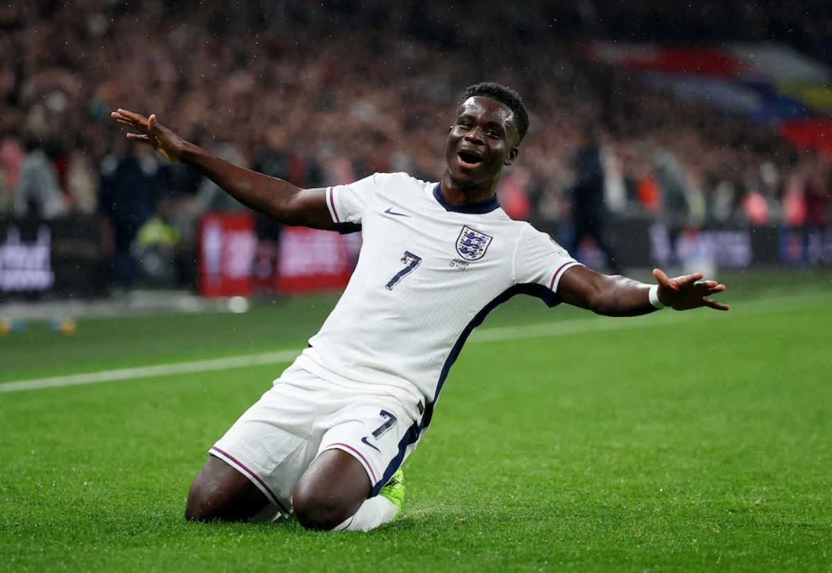 Bukayo Saka Siap Tampil untuk Inggris Pada Laga Pembuka Grup L Kontra Kroasia